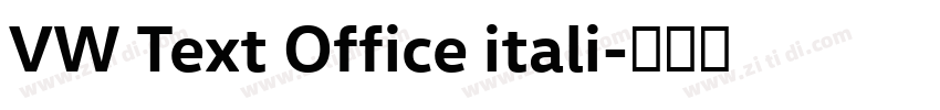 VW Text Office itali字体转换